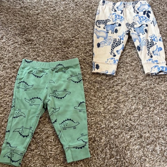 Red Striped Baby Bodysuit and Gray Pants Set - Picture 2 of 3